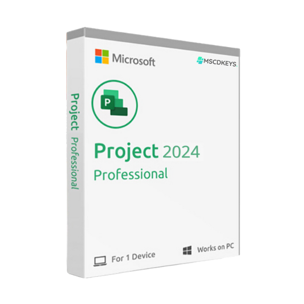 Microsoft Project 2024 Professional product key for 3 devices