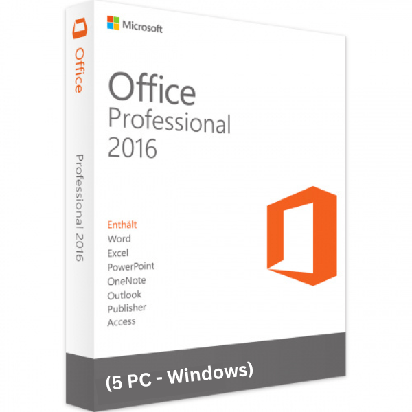 Office 2016 Professional 5 PC