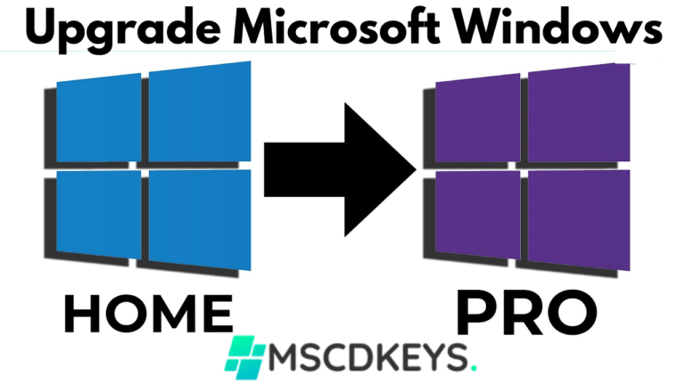 Upgrade Windows 10 home to pro