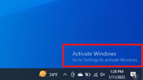 how to get rid of windows activation
