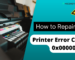 Printer Error Code 0x00000bc4